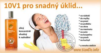 Mycí prostředek na nádobí na bázi plodů Mýdelníku